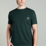 RHSOO2 || Bottle Green || Round Neck Half Sleeve