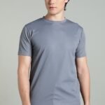 RHSOO2 || Grey || Round Neck Half Sleeve