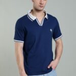PR3 SS 007 || Navy || 100% Cotton Polo T-Shirt
