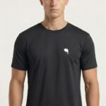 RHS02A || Black || Round Neck Half Sleeve