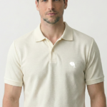 PR3 SS 008 A || Off White || 100% Cotton Polo T-Shirt