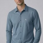 TS 01  || Ice Blue || Full Sleeve Shirts