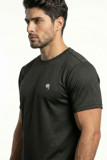 RHSOO3 || Black || Round Neck Half Sleeve - Image 3