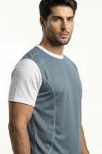 RHSOO3 || Blue || Round Neck Half Sleeve - Image 2