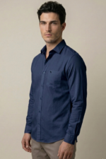 LS04  || Navy || Full Sleeve Shirts - Image 2