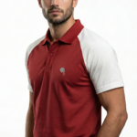 PR3 SS 007 A || Maroon || 100% Cotton Polo T-Shirt