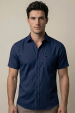 LS04  || Navy || Half Sleeve Shirts - Image 4