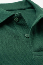 PR46 || Green || 100% Cotton Polo T-Shirt - Image 2