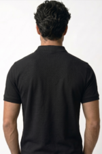 PR3 SS 008 C || Black || 100% Cotton Polo T-Shirt - Image 3