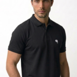 PR3 SS 008 C || Black || 100% Cotton Polo T-Shirt