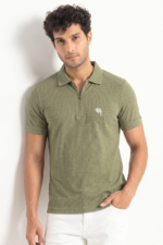 PR49 || Olive || 100% Cotton Polo T-Shirt