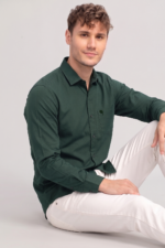 LS05  || Green || Full Sleeve Shirts - Image 2