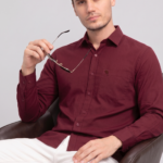 LS05  || Maroon || Full Sleeve Shirts