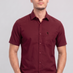 LS05  || Maroon || Half Sleeve Shirts