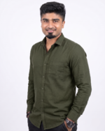 WH001  || Deep Olive || Full Sleeve Shirts