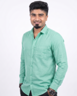 WH001  || Mint Green || Full Sleeve Shirts - Image 3