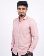 WH001  || Pastel Pink || Full Sleeve Shirts - Image 3