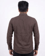 WH001  || Chocolate Brown || Full Sleeve Shirts - Image 3