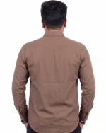 WH001  || Mocha Brown || Full Sleeve Shirts - Image 3