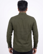 WH001  || Deep Olive || Full Sleeve Shirts - Image 2