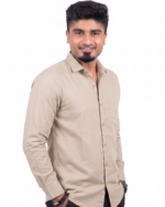 WH001  || Warm Beige || Full Sleeve Shirts - Image 3