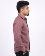 WH001  || Dusty Rose || Full Sleeve Shirts - Image 3