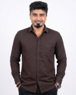 WH001  || Chocolate Brown || Full Sleeve Shirts