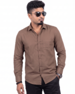WH001  || Mocha Brown || Full Sleeve Shirts
